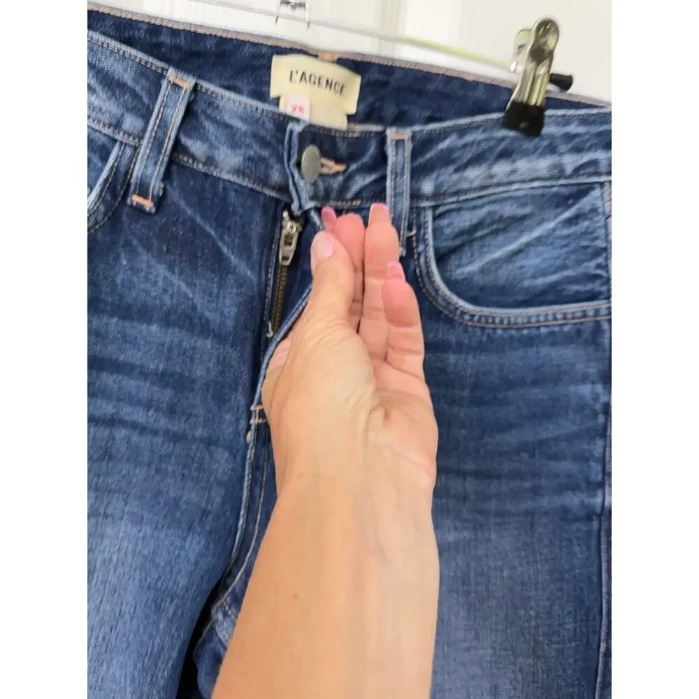 L'Agence 25 Straight leg Marjorie Serrano denim jeans